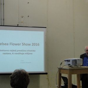 Predavanje o Chelsea Flower Showu Vladimirja Planinška